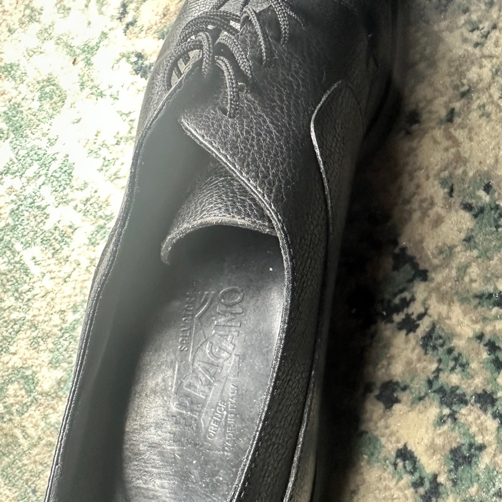 Salvatore Ferragamo Black Leather Loafers - Picture 7 of 7